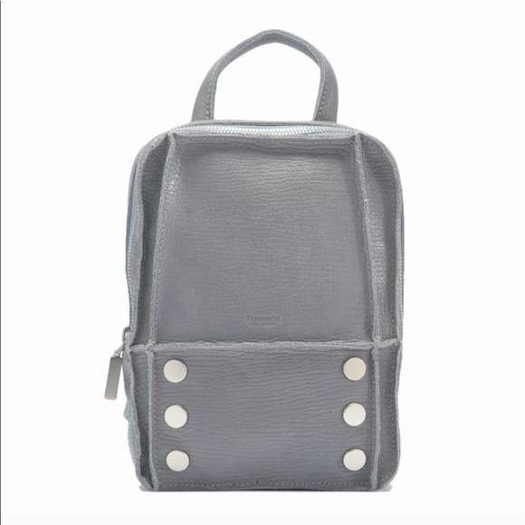 Hammitt Hunter Mini Leather Backpack Steel Blue - Picture 1 of 7